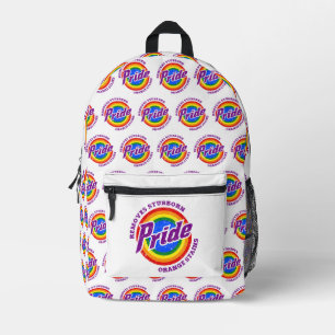 Remove Stubborn Orange Stains Pride Month LGBTQ Printed Backpack