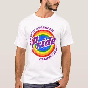Remove Stubborn Orange Stains Pride Month LGBTQ T-Shirt