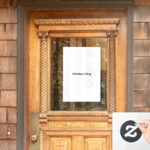 Remove This Text & Add Your Own Design 12" x 18" Window Cling