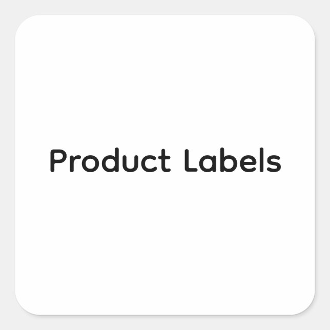 Remove This Text & Add Your Own Design 1½ inch Square Sticker (Front)