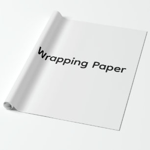 Remove This Text & Add Your Own Design 29" x 720" Wrapping Paper