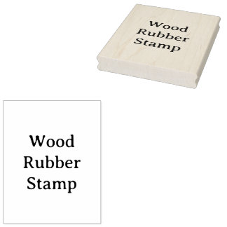 Remove This Text & Add Your Own Design 4" x 5" Rubber Stamp