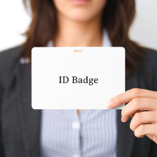 Remove This Text & Add Your Own Design 4" x 6" ID Badge