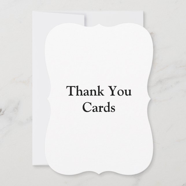 Remove This Text & Add Your Own Design 5"x7" Flat Thank You Card (Front)