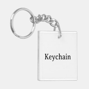 Remove This Text & Add Your Own Design Acrylic  Key Ring
