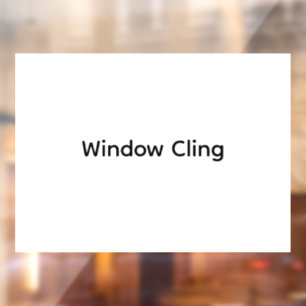 Remove This Text & Add Your Own Design Custom  Window Cling