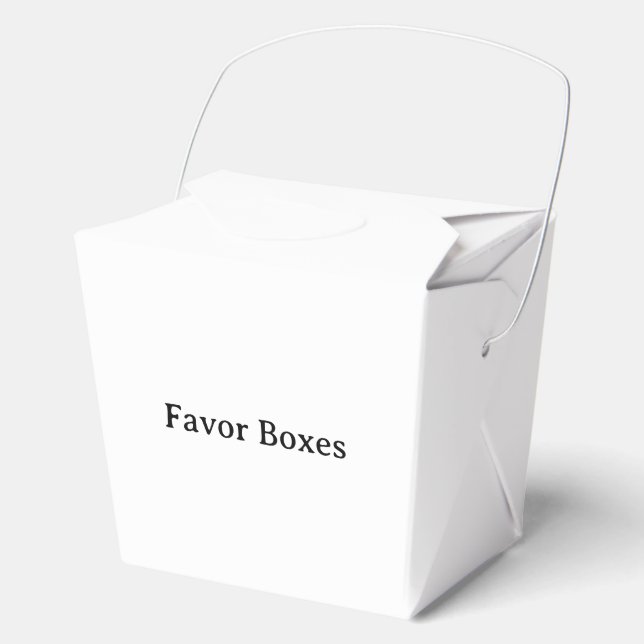 Remove This Text & Add Your Own Design Favour Box (Front)