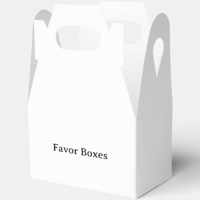 Remove This Text & Add Your Own Design Favour Box (Open)