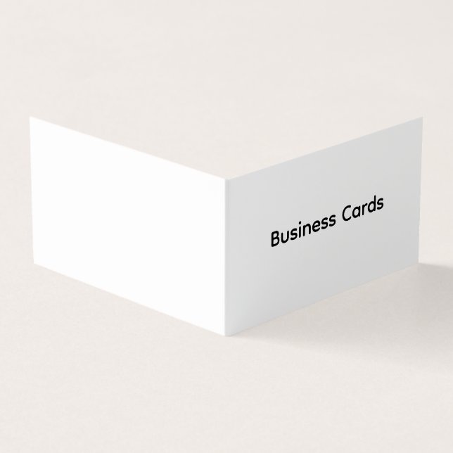 Remove This Text & Add Your Own Design Folded  Business Card (Outside)