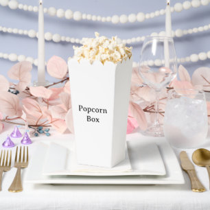 Remove This Text & Add Your Own Design Popcorn Favour Box