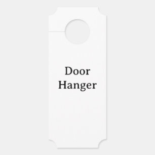 Remove This Text Add Your Own Design Small Ticket Door Hanger