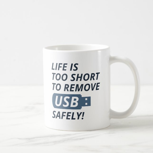 Remove USB Safely Coffee Mug (Right)