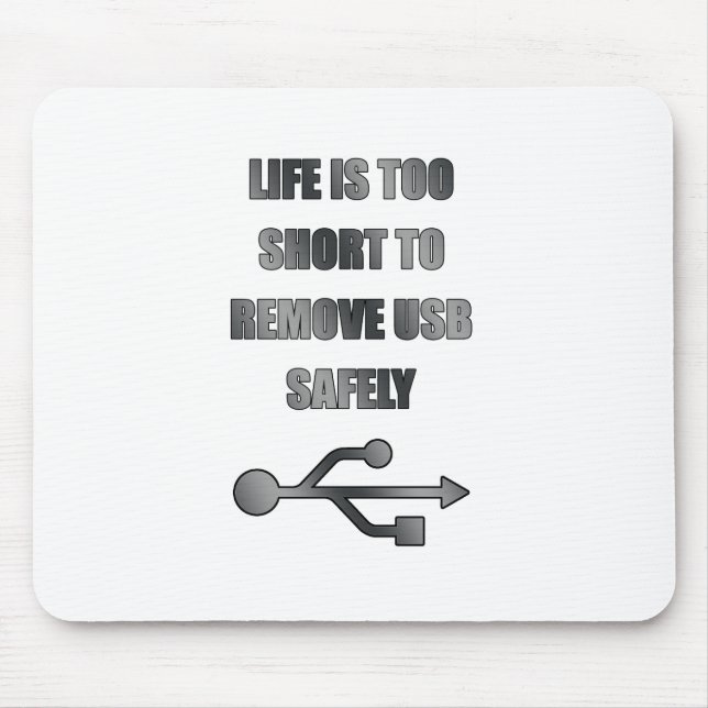 remove USB safely Mouse Mat (Front)