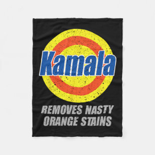Removes Nasty Orange Stains Democrat President 202 Fleece Blanket