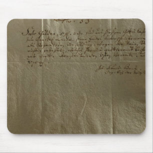 Remuneration Receipt, 17th December, 1704 Mouse Mat