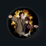 Remus Lupin and Nymphadora Tonks-Lupin 6 Cm Round Badge<br><div class="desc">Harry Potter and the Half Blood Prince</div>