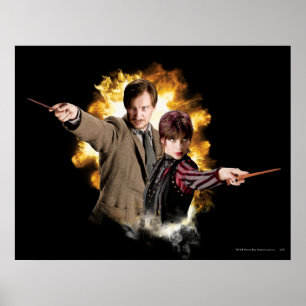 Remus Lupin and Nymphadora Tonks-Lupin Poster