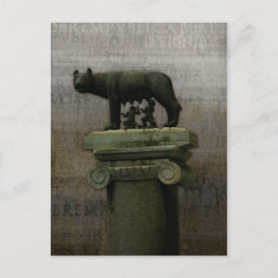Remus Romulus and the she wolf Postcard