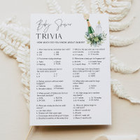 REMY Baby Trivia Baby Shower Game - Poppin Bottles