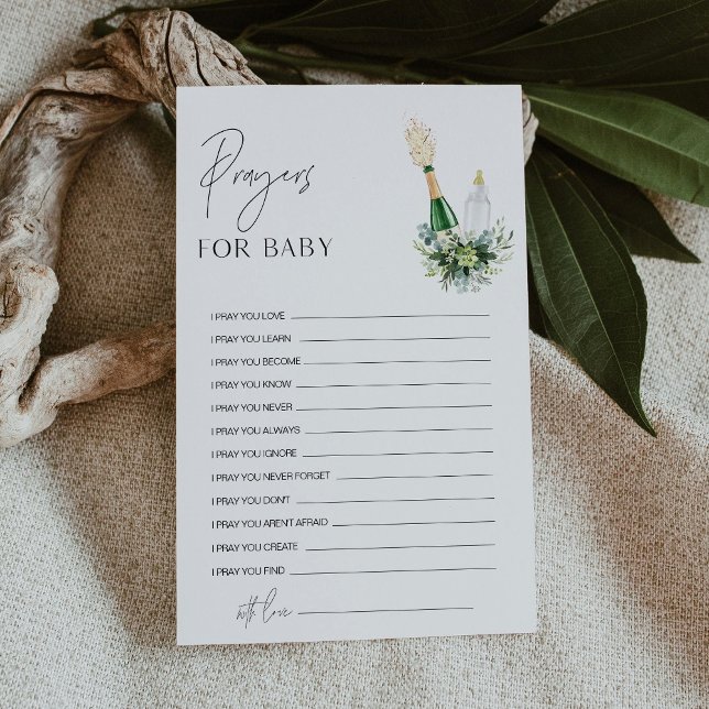 REMY Prayers For Baby Shower Advice Card (Creator Uploaded)