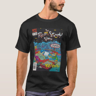 Ren and Stimpy boxing comic   T-Shirt