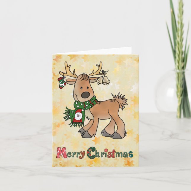 Ren for Christmas Card (Front)