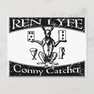 Ren Lyfe: Distressed Robert Greene Conny-Catcher Postcard