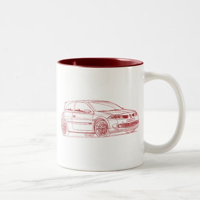 Ren Megane R26 2009 Two-Tone Coffee Mug (Right)