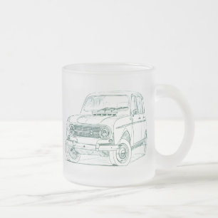 Ren R4 Frosted Glass Coffee Mug