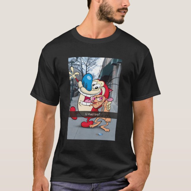 Ren Stimpy Snapc Parody T-Shirt (Front)