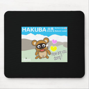 Ren-world 80 Japan Northern Alps Haku Blue Sky Sup Mouse Mat