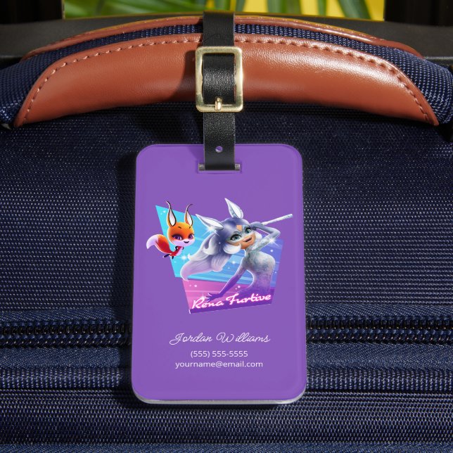 Rena Furtive Graphic Luggage Tag (Front Insitu 2)