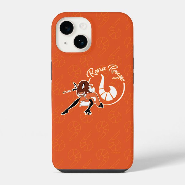 Rena Rouge Badge iPhone Case (Back)