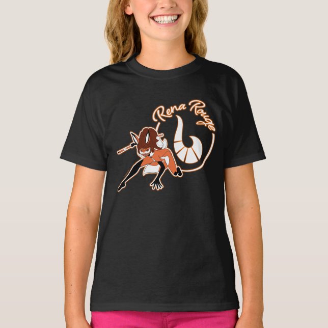 Rena Rouge Badge T-Shirt (Front)