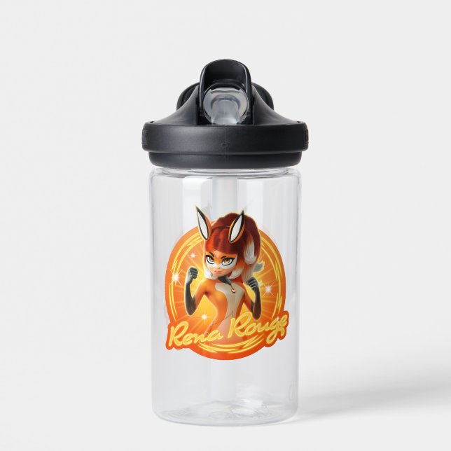 Rena Rouge Circle Badge Water Bottle (Front)