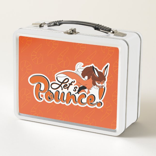 Rena Rouge | Let's Pounce Metal Lunch Box (Front)