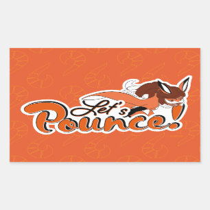Rena Rouge   Let's Pounce Rectangular Sticker