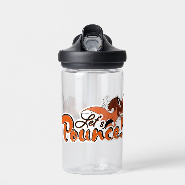 Rena Rouge | Let's Pounce Water Bottle (Front)
