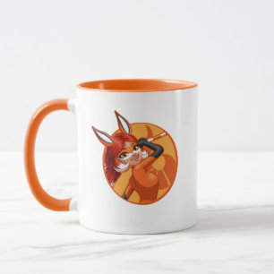 Rena Rouge Orange Badge Mug