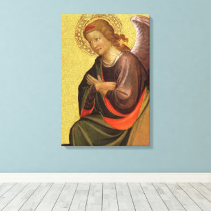Renaissance Angel by Master of the Bambino Vispo Canvas Print