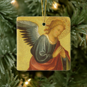 Renaissance Angel by Master of the Bambino Vispo Ceramic Tree Decoration