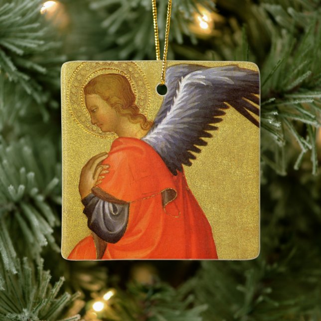 Renaissance Angel by Master of the Bambino Vispo Ceramic Tree Decoration (Tree)