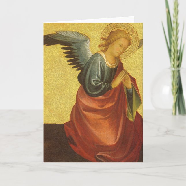 Renaissance Angel by Master of the Bambino Vispo Holiday Card (Front)