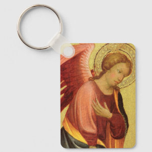 Renaissance Angel by Master of the Bambino Vispo Key Ring