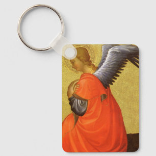 Renaissance Angel by Master of the Bambino Vispo Key Ring