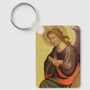 Renaissance Angel by Master of the Bambino Vispo Key Ring