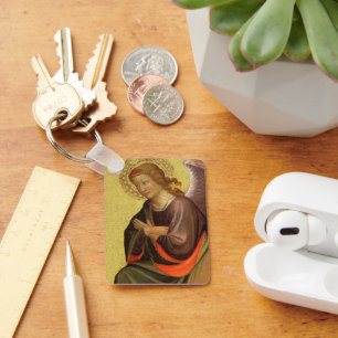 Renaissance Angel by Master of the Bambino Vispo Key Ring