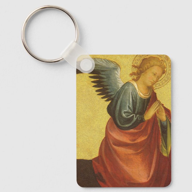 Renaissance Angel by Master of the Bambino Vispo Key Ring (Front)