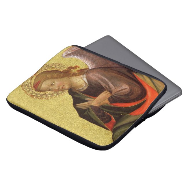 Renaissance Angel by Master of the Bambino Vispo Laptop Sleeve (Front Top)