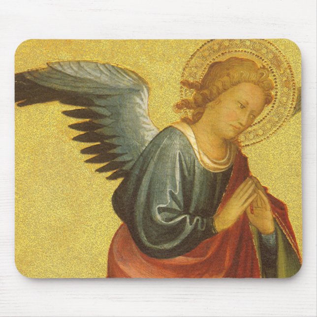 Renaissance Angel by Master of the Bambino Vispo Mouse Mat (Front)
